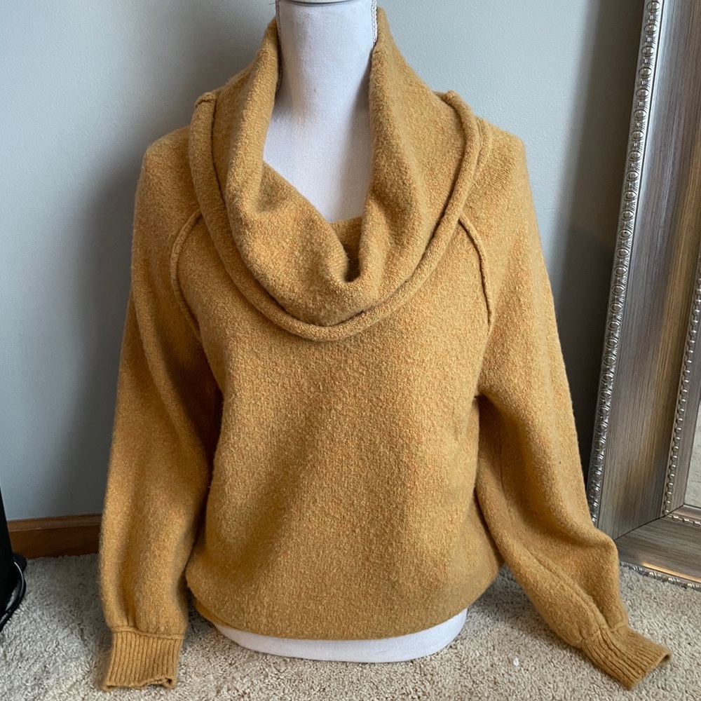 Free People Cowl Neck Sweater